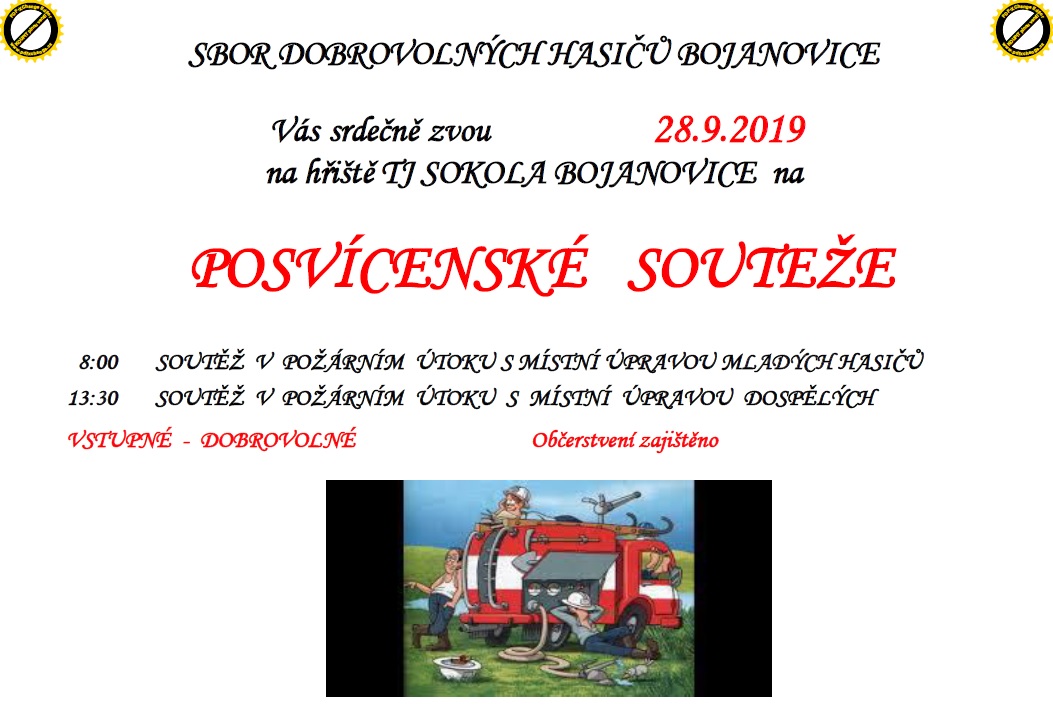 2019 Bojanovice posviceni pozvanka